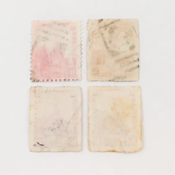 Lot Of 4 Mexico Cuauhtemoc Monument Columbus Monument Stamps Used 1920s