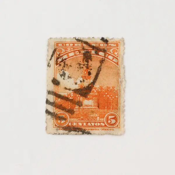 Lot Of 4 Mexico Cuauhtemoc Monument Columbus Monument Stamps Used 1920s