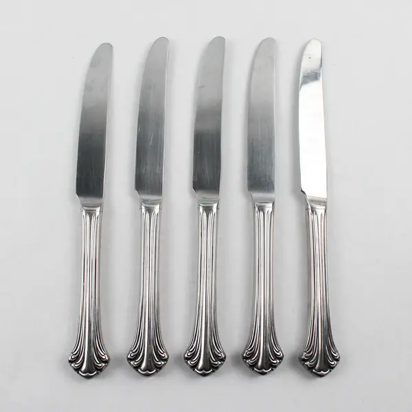 Set of 5 Oneida Achievement Royal Crest Stainless French Hollow Knife 9.25"