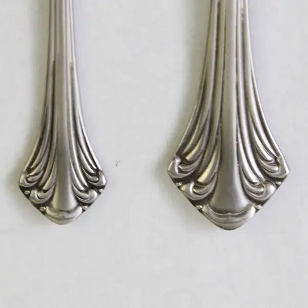 Lot of 2 Oneida Achievement Royal Crest Stainless Sugar Spoon & Serving Fork
