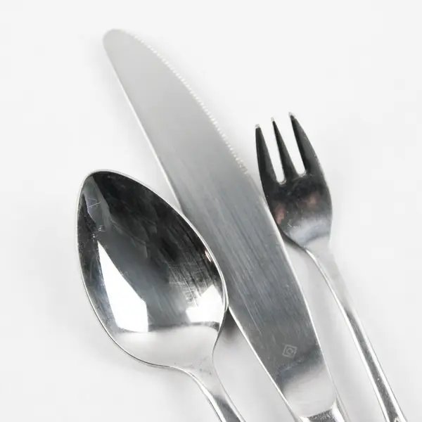 Lot of 4 Northland Rose Wisp Stainless Flatware Teaspoon Fork Knife 9.25"