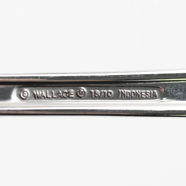 Set of 2 Wallace Zenith Frost Stainless Cold Meat Serving Forks 8.75"