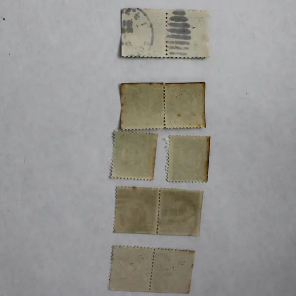 Lot of 5 Philippines USA 2 Centavos Stamp Pairs Jose Rizal Used