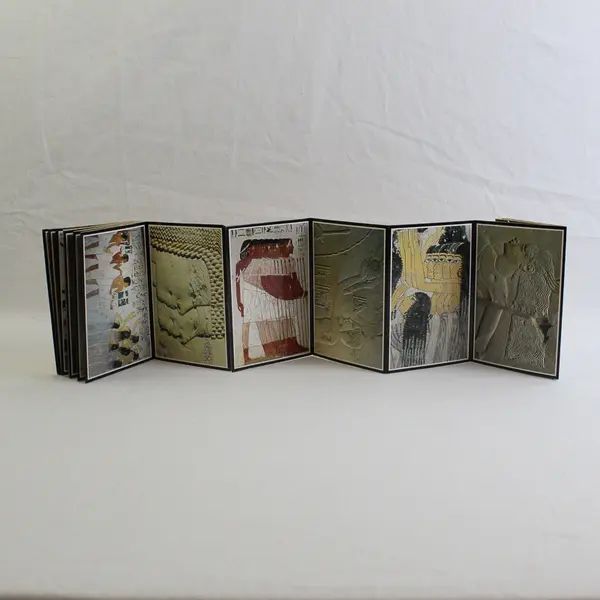 Tombs of the Nobles Egypt Postcard Set of 18 Folder Hieroglyphics