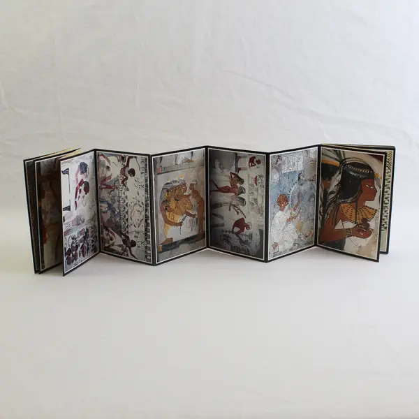 Tombs of the Nobles Egypt Postcard Set of 18 Folder Hieroglyphics