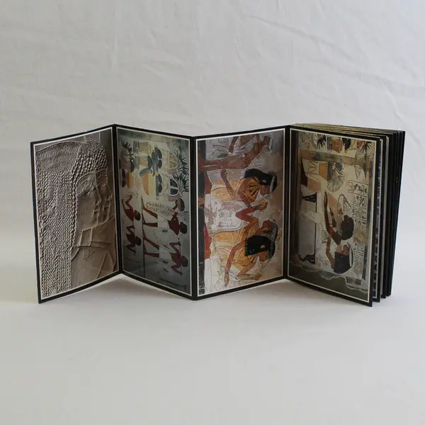 Tombs of the Nobles Egypt Postcard Set of 18 Folder Hieroglyphics