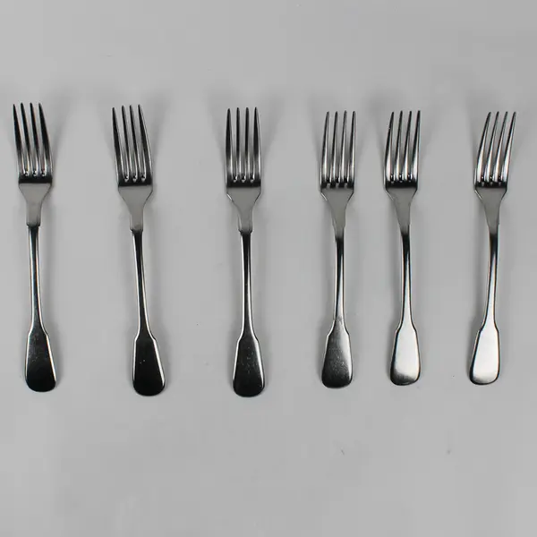 Lot of 6 J A Henckels HEN36 18/10 Stainless Dinner Forks 7.75" Rare HTF