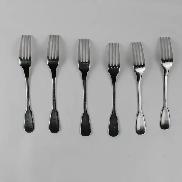 Lot of 6 J A Henckels HEN36 18/10 Stainless Dinner Forks 7.75" Rare HTF