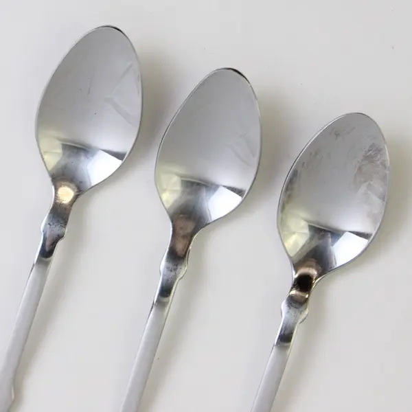 Lot of 3 Ikea Stainless Flatware Jelly/Jam Spoons 5" Unknown Pattern HTF Good