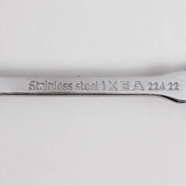 Lot of 3 Ikea Stainless Flatware Jelly/Jam Spoons 5" Unknown Pattern HTF Good