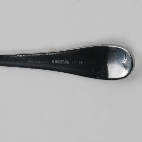 Lot of 6 IKEA Gamman Pattern Stainless Steel Dinner Forks 8" Good