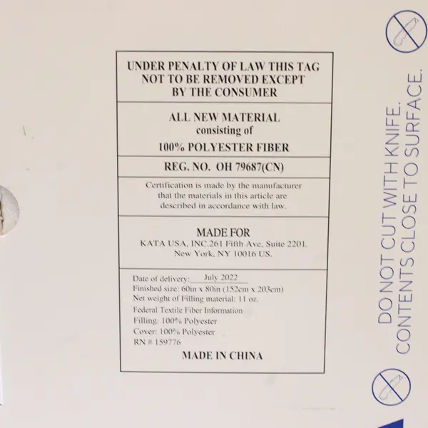 Sealy Warming Mattress Pad 100% Polyester White 2 Controllers Queen (60" x 80")