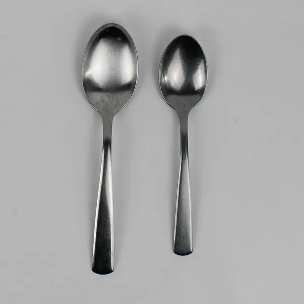 Lot of 2 Providence Simplicity Pattern Stainless Oval Soup Spoon & Serving Spoon
