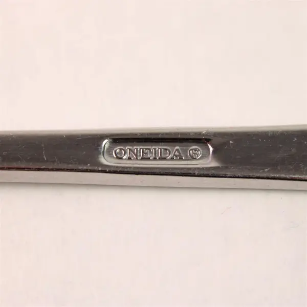 Lot of 3 Oneida Silver Dupree Pattern Stainless 2 Dinner Forks 1 Oval Soup Spoon