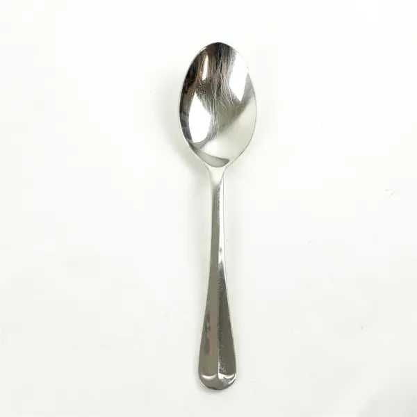 Oneida Silver Draycott Pattern 18/10 Stainless Oval Shaped Soup Spoon 6.75" Good