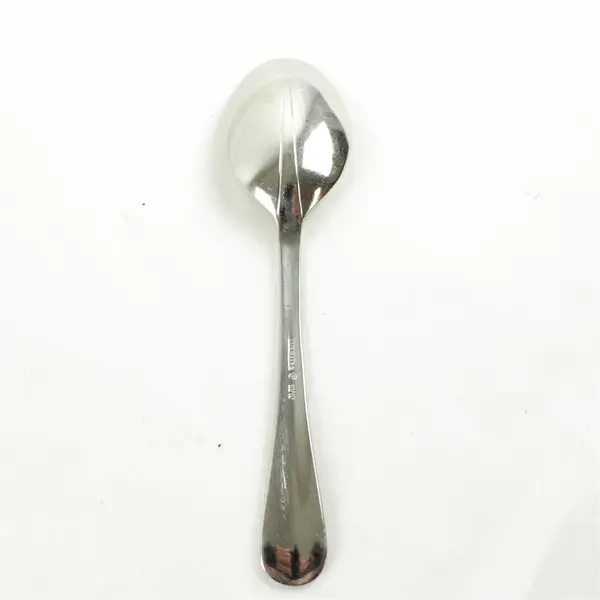 Oneida Silver Draycott Pattern 18/10 Stainless Oval Shaped Soup Spoon 6.75" Good