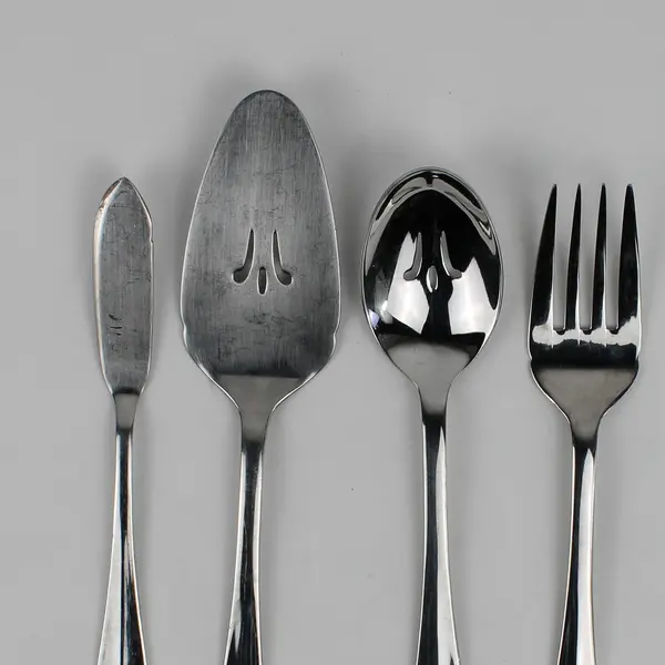 Lot of 4 Oneida Silver Draycott Pattern 18/10 Stainless Serving Utensils