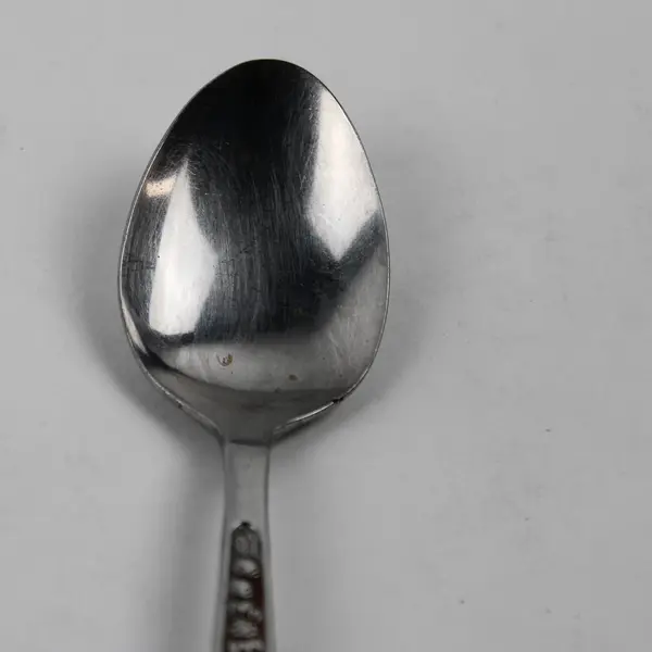 Lot of 4 Pageant Harvest Pattern Stainless Black Accent Teaspoons 6.25" Good