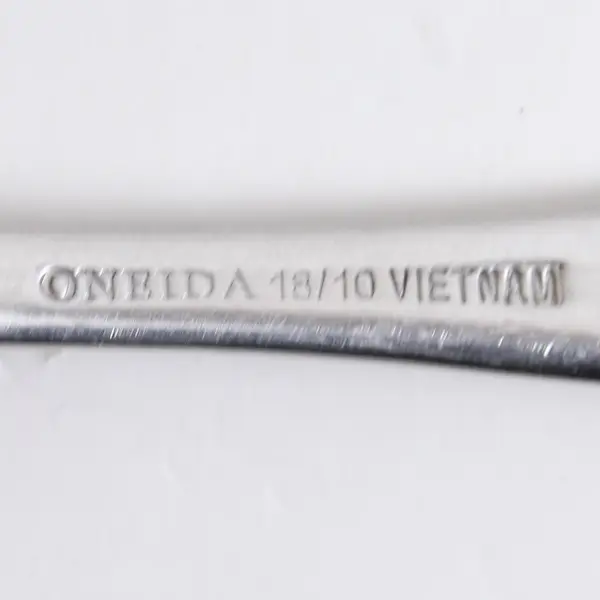 Lot of 5 Oneida Silver Roosevelt Pattern 18/10 SS Oval Shaped Soup Spoons 7" 