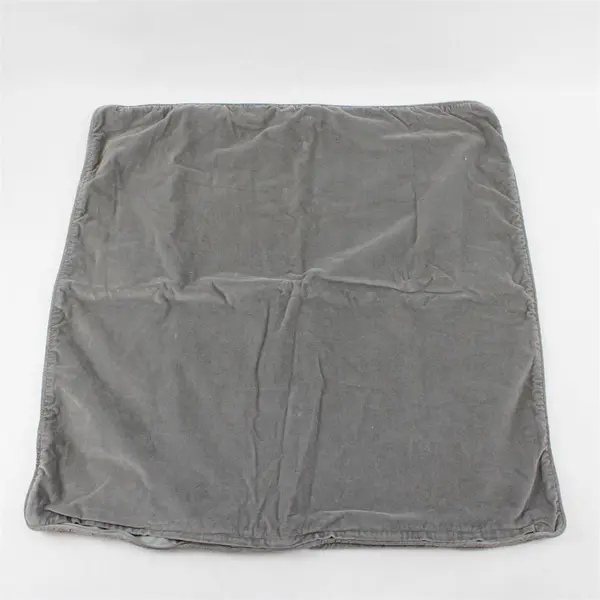 Lot Of 3 Ikea Sanela 65" x 65" Decorative Pillowcases Solid Color 2 Gray 1 Blue