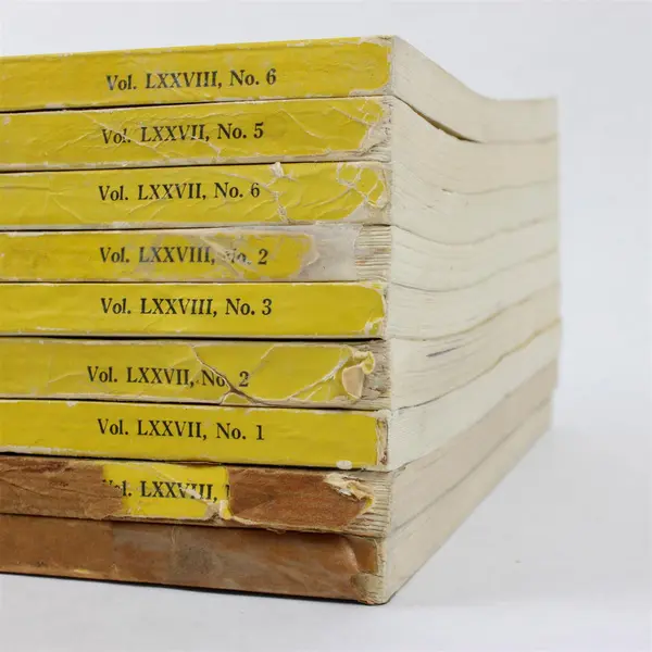 Vintage Lot of 9 National Geographic Magazines 1940 Missing April July Oct