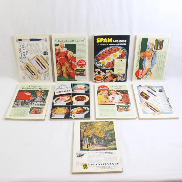 Vintage Lot of 9 National Geographic Magazines 1941 Missing May June October