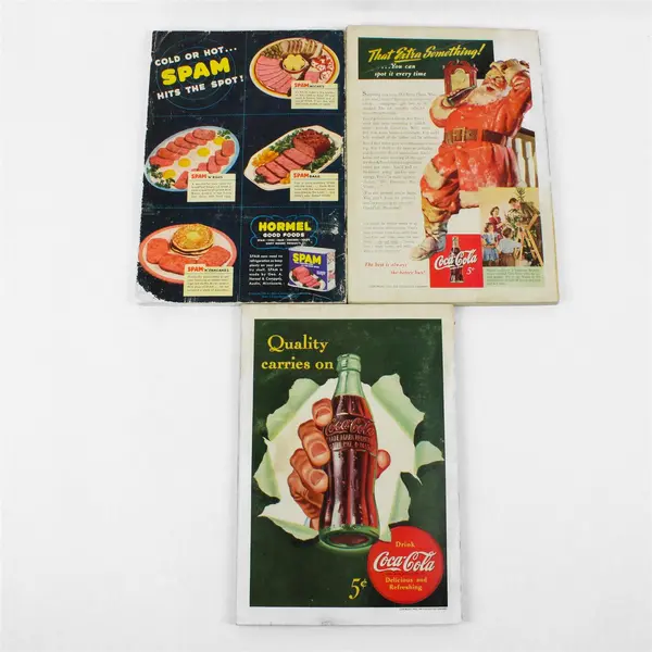 Vintage Lot of 3 National Geographic Magazines 1942 January June & December