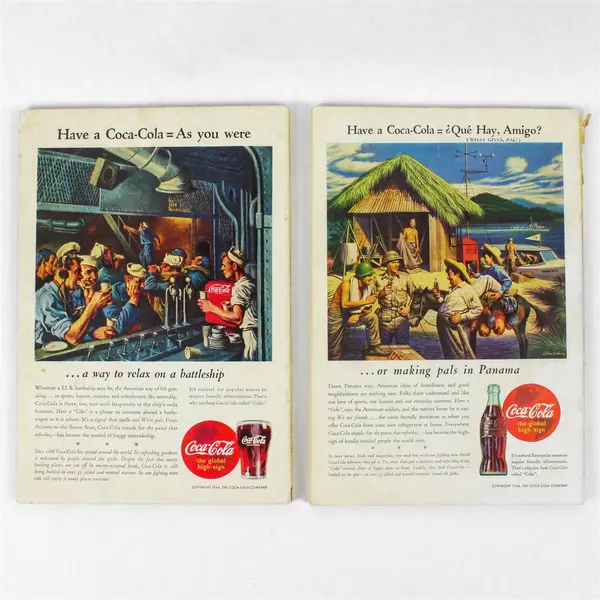 Vintage Lot of 6 National Geographic Magazines 1944 Jan Feb March Apr May June