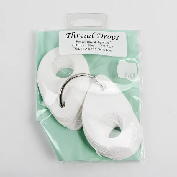 Lot of 3 Access Commodities Thread Drops on Ring for Thread Organizing New