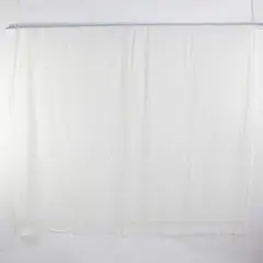 Unbranded Solid White Color Flat Sheet With Lace Full/Queen Size 81.5" x 79"