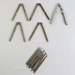 Lot Of 19 HMO Quackenbush Nutcrackers with 14 Nutpick Metal Multipurpose Tool