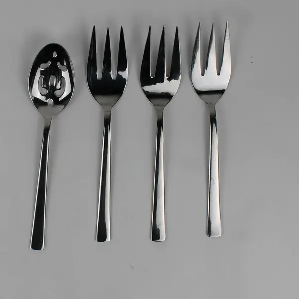 Lot 4 ZWILLING J.A. HENCKELS Pavilion Pattern 18/10 Stainless Serving Utensils