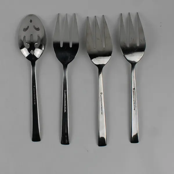 Lot 4 ZWILLING J.A. HENCKELS Pavilion Pattern 18/10 Stainless Serving Utensils