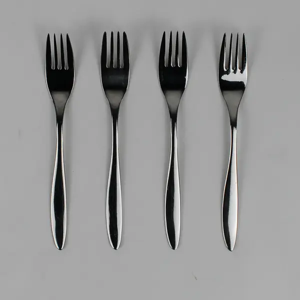 Lot of 4 J A Henckels Venicia Pattern 18/8 SS Salad Forks 7" Hard To Find 