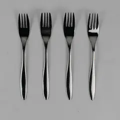 Lot of 4 J A Henckels Venicia Pattern 18/8 SS Salad Forks 7" Hard To Find 