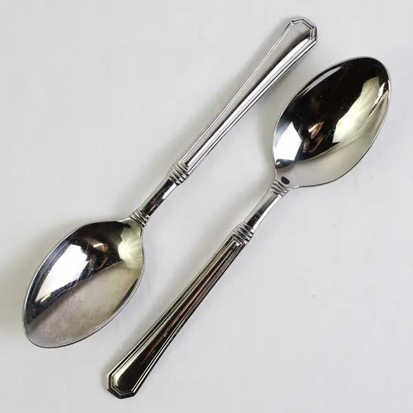 Lot of 2 ZWILLING J.A. HENCKELS Monumentale Pattern 18/10 SS Oval Soup Spoons