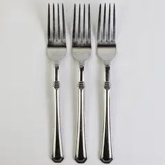 Lot of 3 ZWILLING J.A. HENCKELS Monumentale Pattern 18/10 SS Dinner Forks 8"