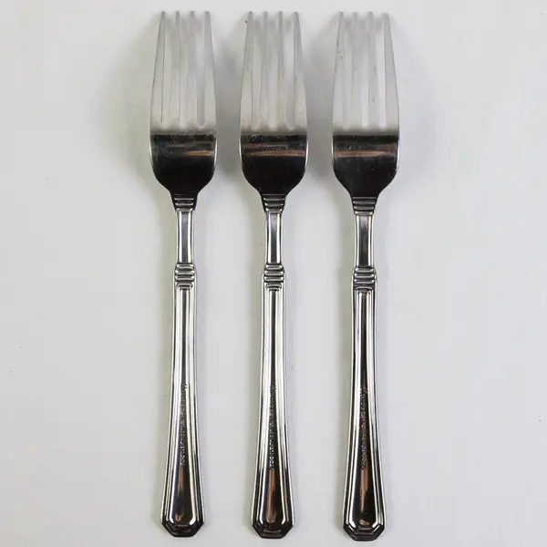 Lot of 3 ZWILLING J.A. HENCKELS Monumentale Pattern 18/10 SS Dinner Forks 8"