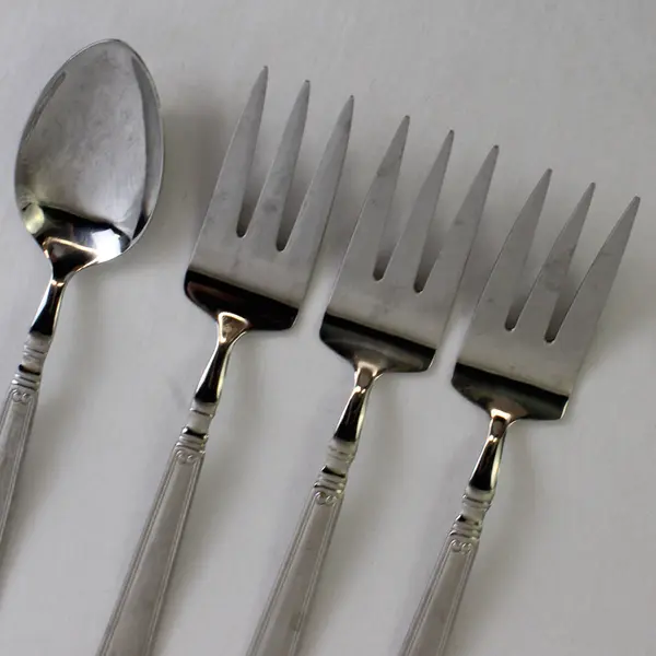 Lot of 4 J A Henckels (Zwilling) Vintage 1876 Pattern 18/10 SS Serving Utensils