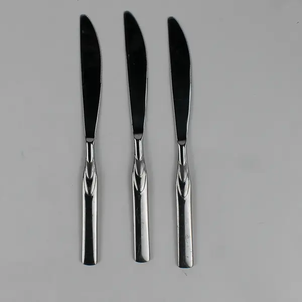 Lot of 3 J A Henckels (Zwilling) Rapture Pattern 18/8 SS Dinner Knives 9"