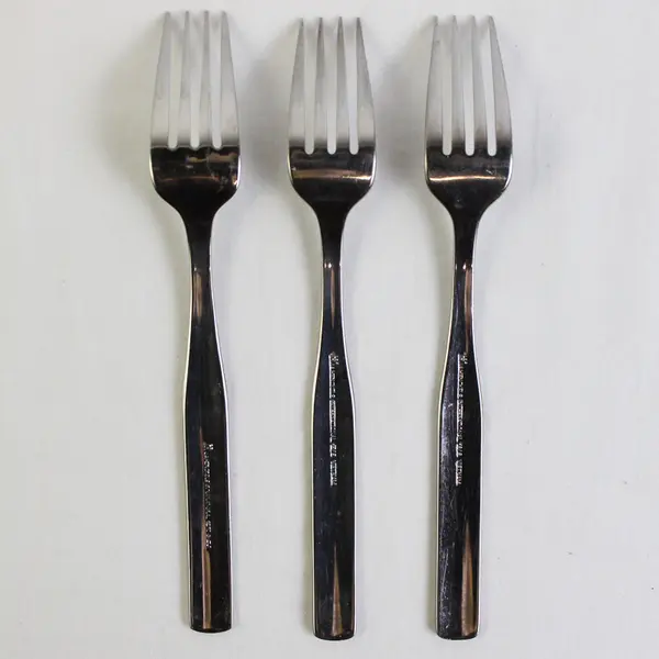 Lot of 3 J A Henckels (Zwilling) Rapture Pattern Stainless Salad Forks 7.25"