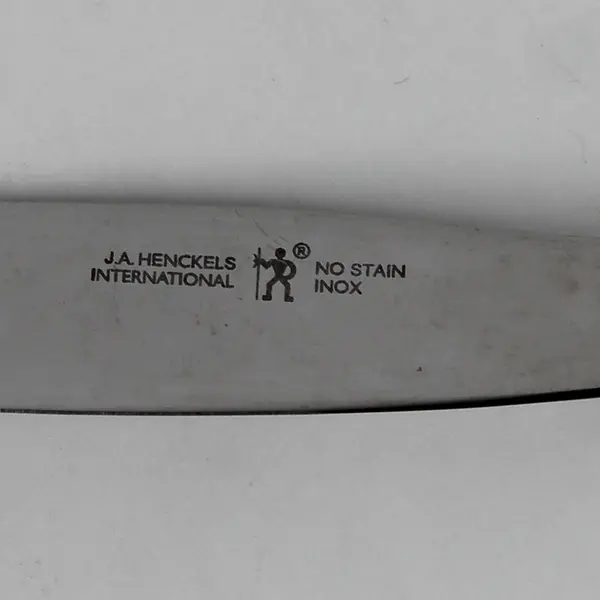 Lot of 6 J A Henckels (Zwilling) Milena Pattern Stainless Dinner Knives 9.25"