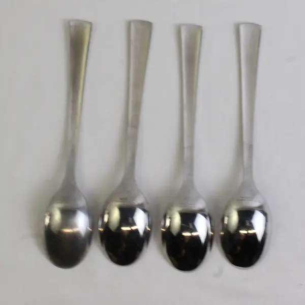 Lot of 4 J A Henckels (Zwilling) Autobahn Pattern 18/10 SS Soup Spoons 7.5"
