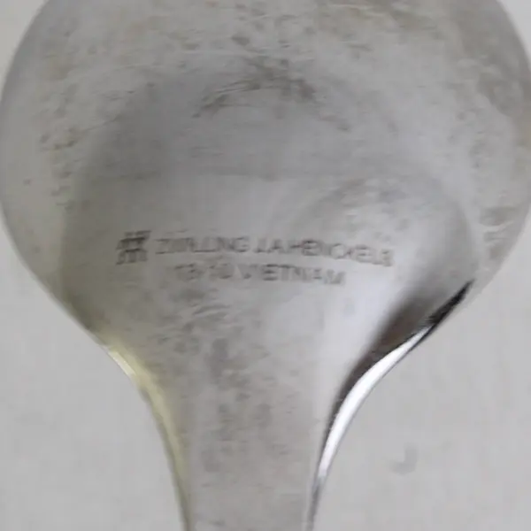 Lot of 4 J A Henckels (Zwilling) Autobahn Pattern 18/10 SS Soup Spoons 7.5"