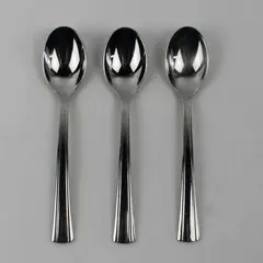 Lot of 3 J A Henckels (Zwilling) Autobahn Pattern 18/10 SS Soup Spoons 7.5"