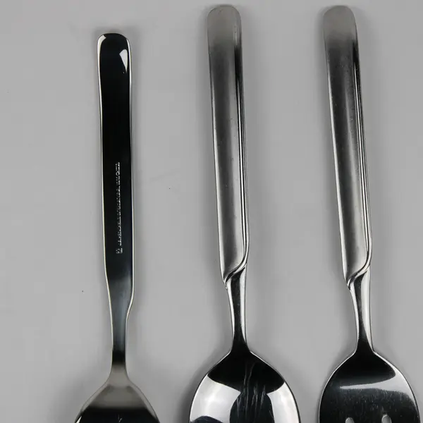 Lot of 3 J.A. HENCKELS Synergy Pattern 18/10 SS 2 Serving Forks 1 Serving Spoon