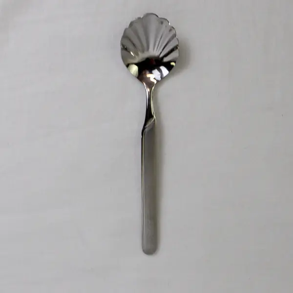 J A Henckels Synergy Pattern 18/10 Stainless Sugar Shell Spoon 6" Rare