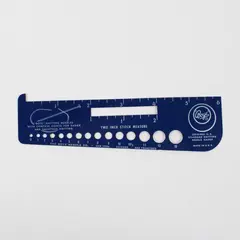 Vintage Boye U.S. Knitting Needle Gauge Metal 2 Inch Stitch Measure 6” Ruler