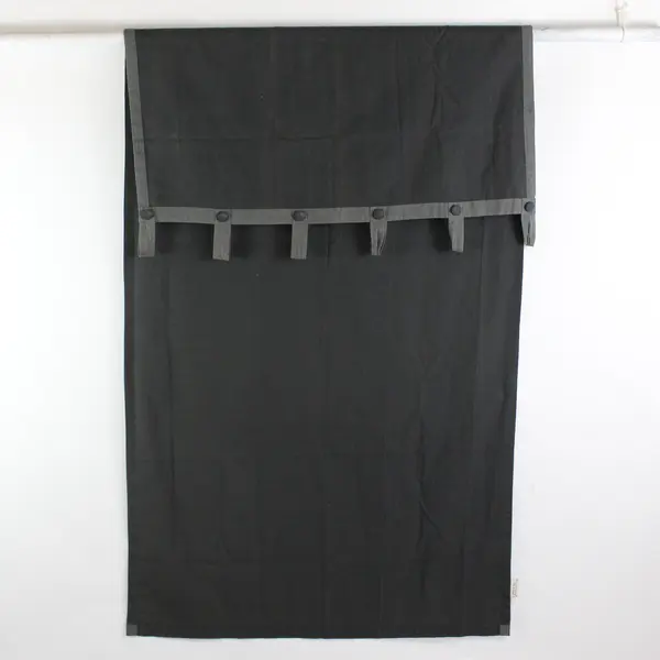 Lot of 2 Park B. Smith Eco Ordinates Gray Cotton Panel Curtains 80"x40"