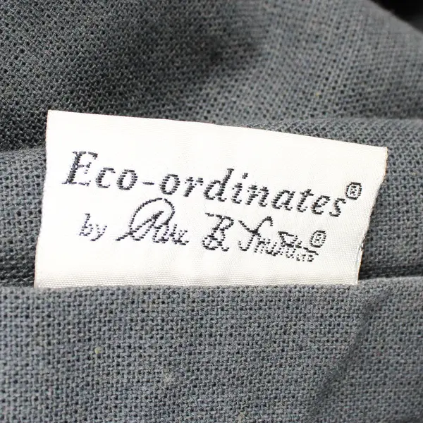 Lot of 2 Park B. Smith Eco Ordinates Gray Cotton Panel Curtains 80"x40"